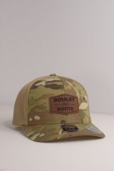 Boulet Ball Cap Multicam with Chocolate Patch