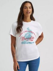 Wrangler Sprinting Cowgirl Reg Fit Graphic Tee