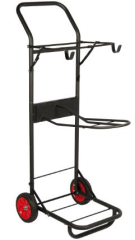 Rolling Saddle Trolley with Bridle Hooks