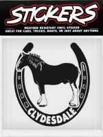 Can Pro Clydesdale Sticker 