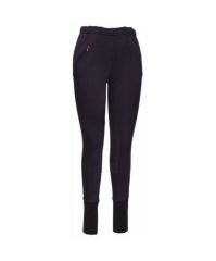 Tuffrider Ladies Unifleece Front Zip Knee Patch Breech - Size 24 Only