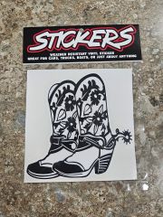 Cowboy Boots Vinyl Sticker