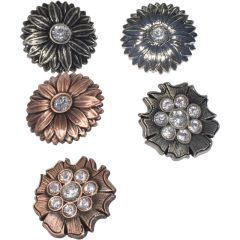 Concho Antique Nickle-Assorted