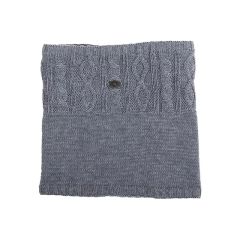 Back On Track Daisy Loop Scarf - Light Grey