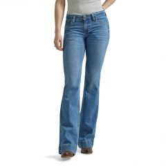 Wrangler Retro Women's Mae Eva Mid Rise Trouser Jean