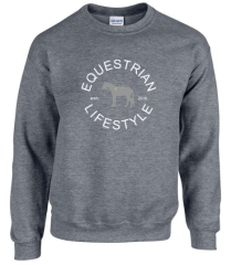 Gray & Bay Horse Co. Equestrian Lifestyle Sweatshirt - Pebble