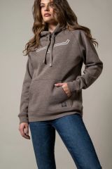 Kimes Ladies Outlier Hoodie - Dark Brown