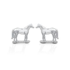 Kelly Herd Halter Horse Earrings