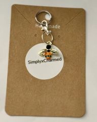 SimplyXCharmed Bee Charm - Orange/Black