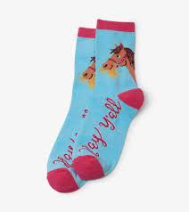 Hatley Hay Y'all Women's Crew Socks