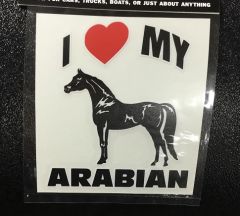 Can-Pro I Love My Arabian Sticker