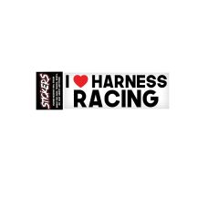 Can-Pro I Love Harness Racing Bumper Sticker