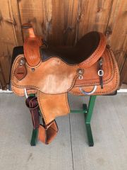 Used 16" Triple A Roping Saddle
