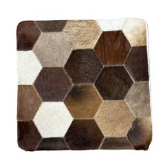 Shack Story Cowhide Pillow Cover #12