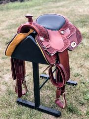 Billy Cook Pro Reiner Saddle Floral BC9603
