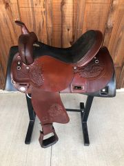 Used 16" Circle Y Round Skirt Park and Trail Saddle