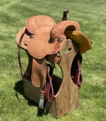 15" Billy Cook Total Rough Out Barrel Saddle