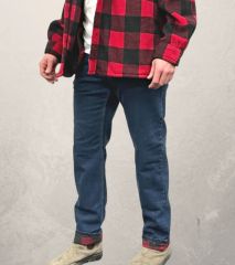 MWG Men's Flannel-Lined Stretch Jeans