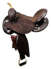 Circle Y Kelly Kaminski Swift Flex2® Barrel Saddle - Chocolate