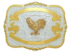 Lightning Ridge Large Rooster Trophy Buckle
