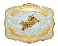 Lightning Ridge Medium Bull Rider Trophy Buckle