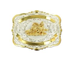 Lightning Ridge Small Team Roper Trophy Buckle