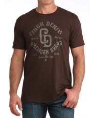 Cinch Men's Graphic Brown T-Shirt 