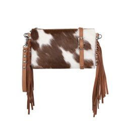 Montana West Hair-On Collection Clutch/Crossbody