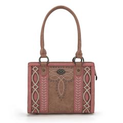 Montana West Cut-Out Embroidered Concealed Carry Tote