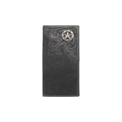 Montana West Genuine Tooled Leather Collection Men's Wallet