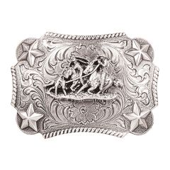 Nocona Boys Team Roping Buckle