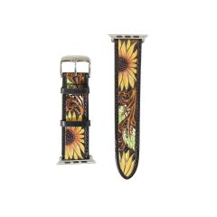 Nocona iWatch Floral Tooled Band