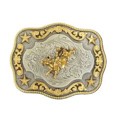 Nocona Antique Silver/Antique Gold Buckle