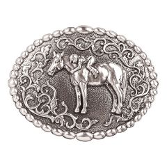 Nocona Youth Horse Buckle First Love