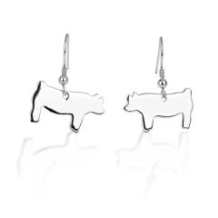 Kelly Herd Pig Hook Silhouette Earrings