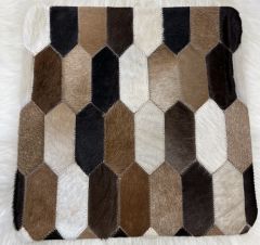 Shack Story Cowhide Pillow Cover #4