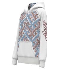 HOOEY "Chaparral" Hoody Pink/Blue Quilted Pattern
