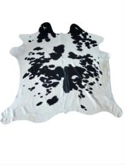 Cowhide Rug - White With Black - 43