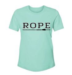 HOOEY "Rope" Like A Girl Teal T-shirt