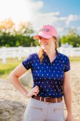 Spiced Equestrian Siren Dry-Fit Polo in Gelato
