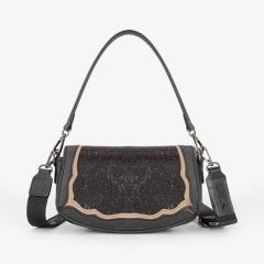 Montana West Mini Shoulder Bag/Crossbody/Clutch - Black