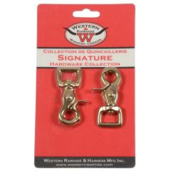 Western Rawhide 5/8" Brass Trigger Snaps - 2 Pack