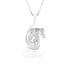 Kelly Herd Mare & Foal Head Necklace