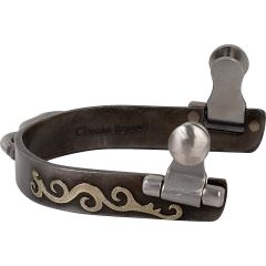 Classic Equine Scroll Bumper Spurs