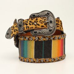Leopard Serape Fashion Belt
