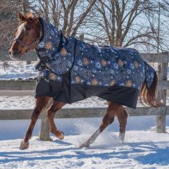 Canadian Horsewear Celestial Coolmax Liner Diablo Rainsheet - Pony sizes left 52" to 69" 