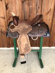 1D Saddlery - Barrel Saddle with Square Cut Skirt