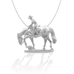 Kelly Herd Trail Horse Pendant