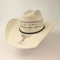 Twister Bangora Hat - Silver
