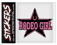 Rodeo Girl Bumper Sticker